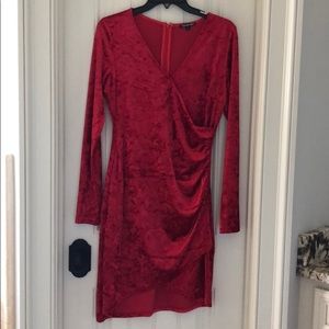 Gianni Bini Red Velvet dress